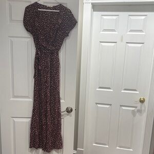 Roxy maroon jumpsuit